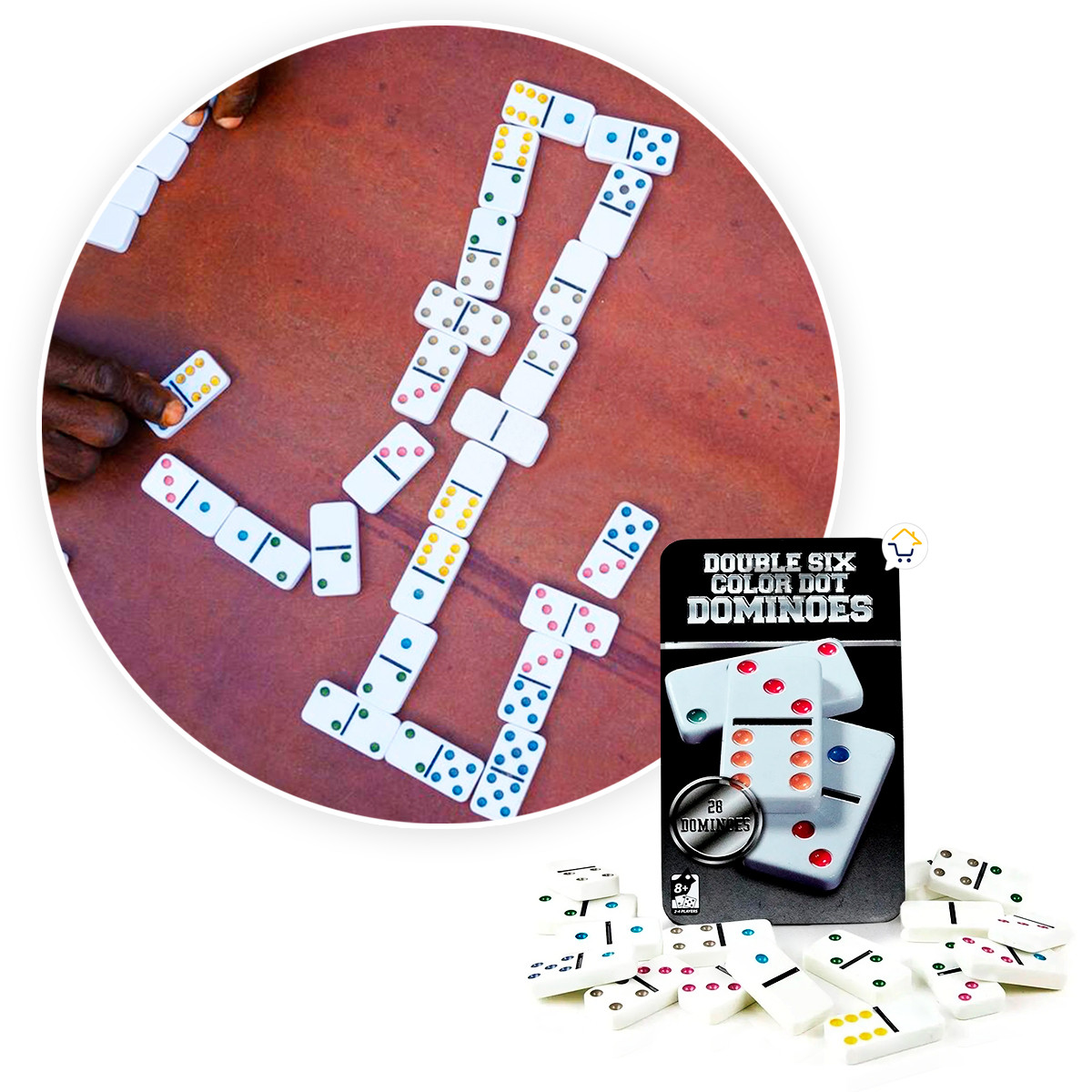 Domino Juego De Mesa Caja Metalica J003